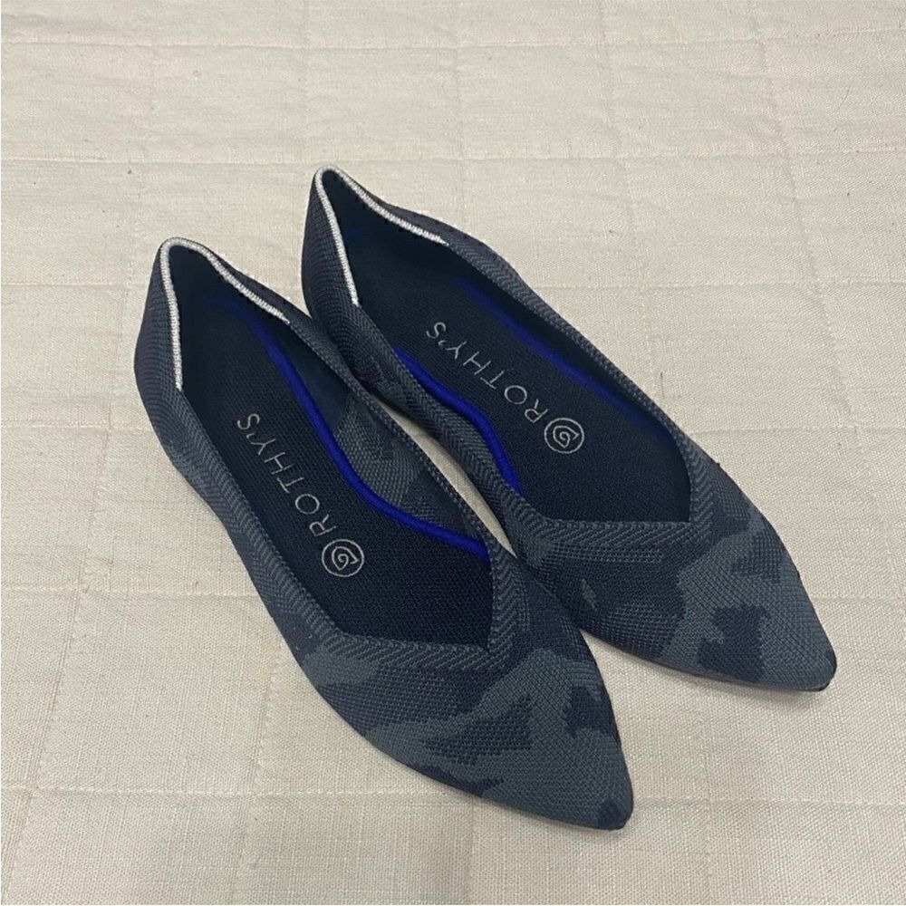 Rothy's The Point Flats Camouflage Women Size 7.5